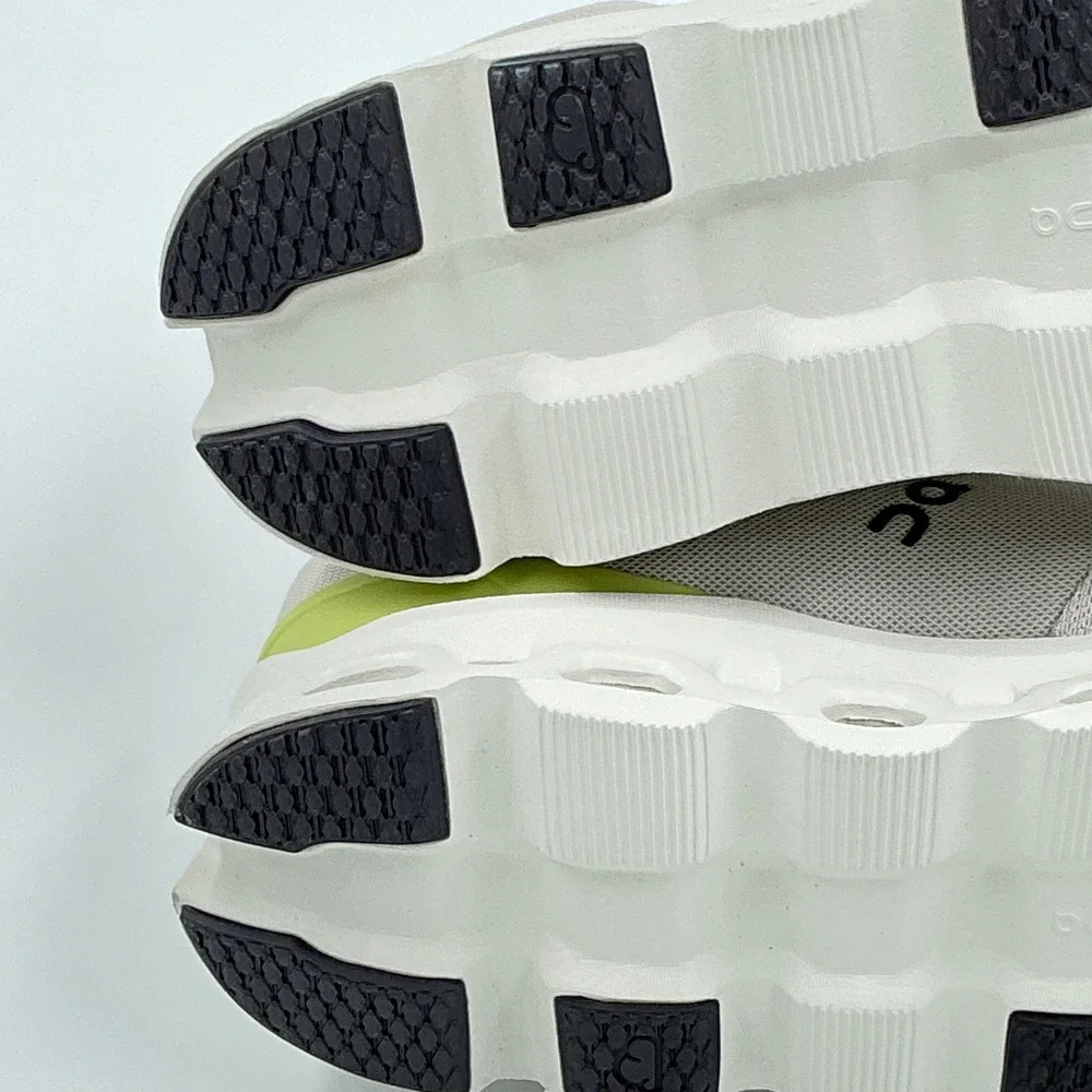 On Running Cloudstratus 3 Womens Size 10 White Lime Road Shoes NEW Sneakers $179